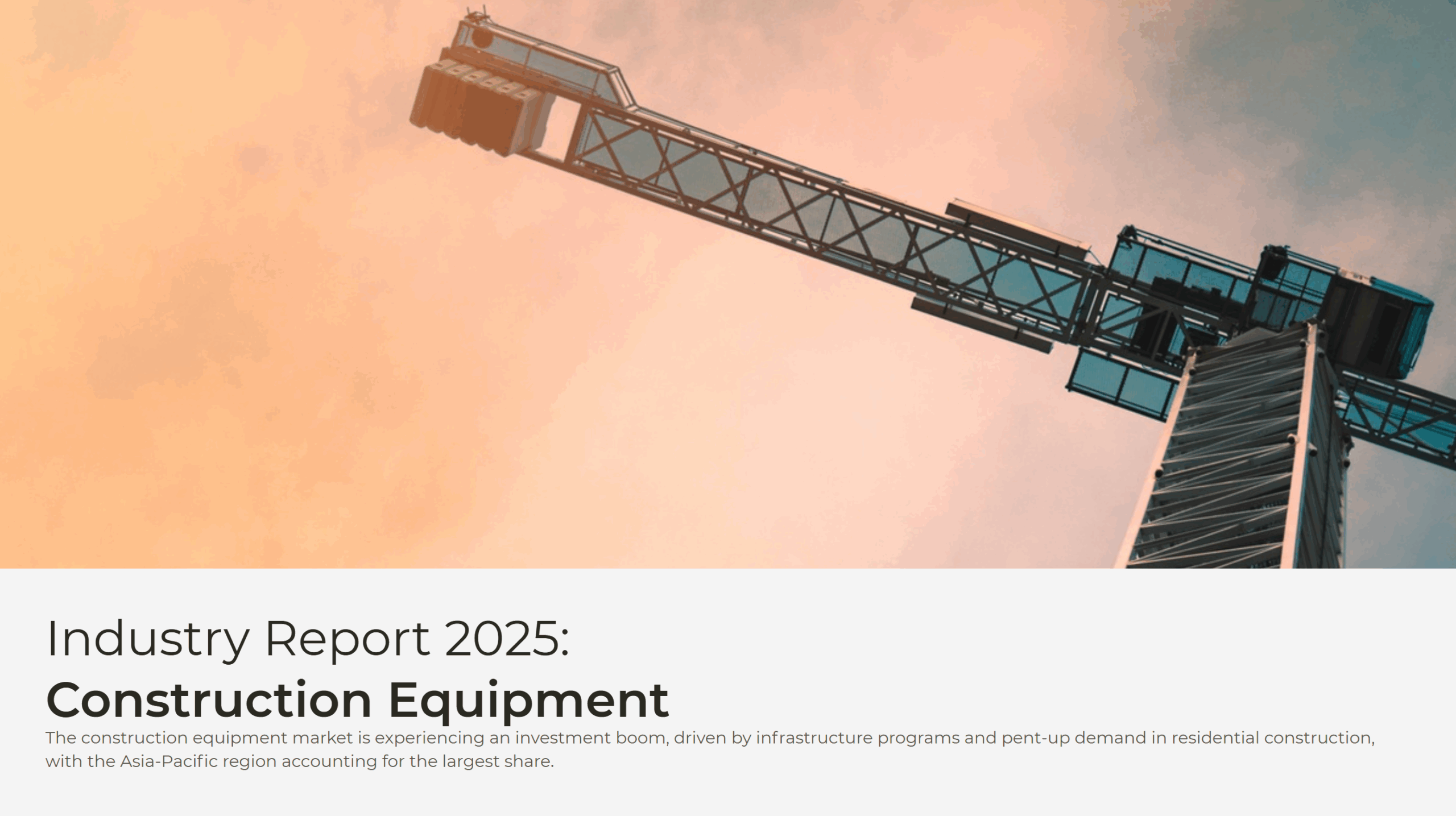 Report Construction Equipment 2025